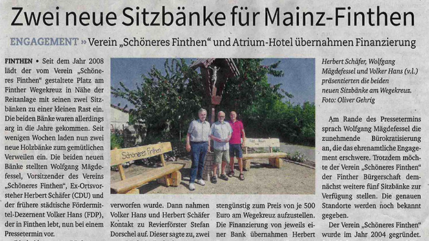 Presseartikel über Schöneres Finthen e.V.