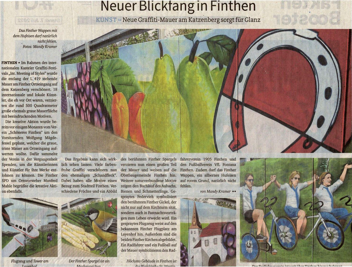 Presseartikel: Neuer Blickfang in Finthen